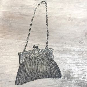Antique mesh coin purse